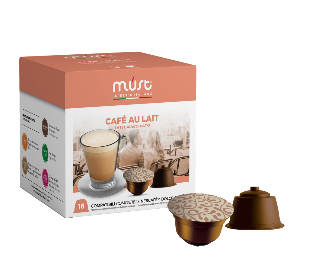 CAFÉ AU LAIT - 16 CÁPSULAS COMPATIBLES DOLCE GUSTO