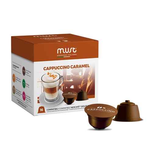 [61] CAPPUCCINO CARAMEL - 16 CÁPSULAS COMPATIBLES DOLCE GUSTO